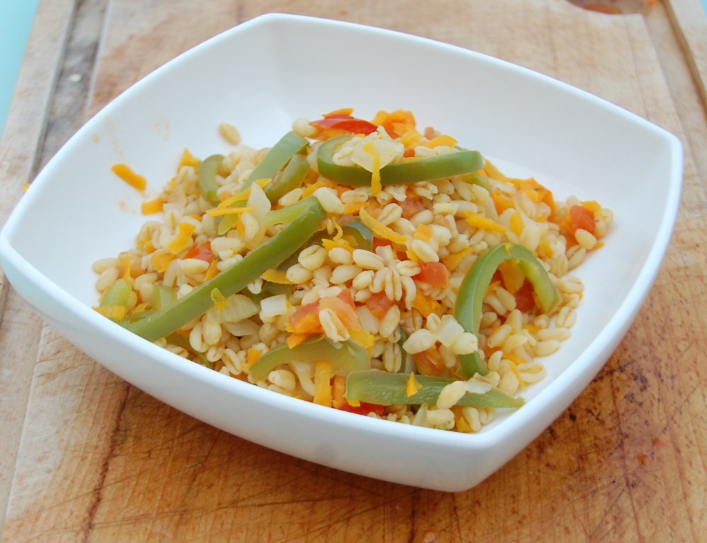 Blé aux légumes
