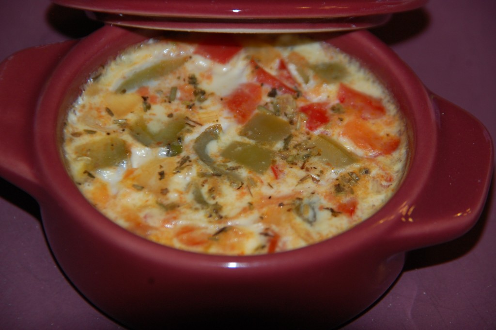 Clafoutis poivrons tomates