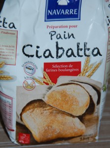 Préparation pain ciabatta lidl