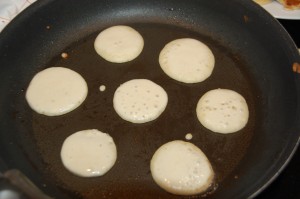 Cuisson des blinis