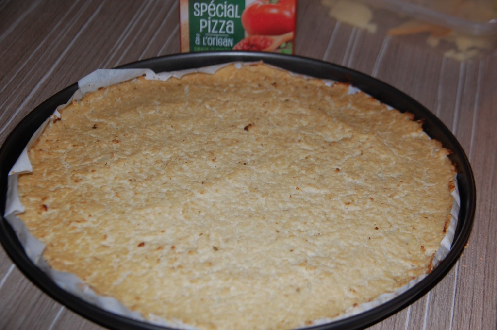 Pâte à pizza au chou fleur