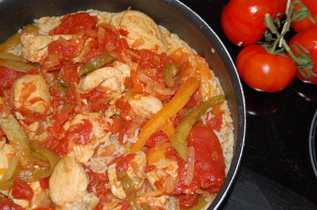 Poulet basquaise