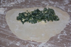 Farce épinard/ricotta