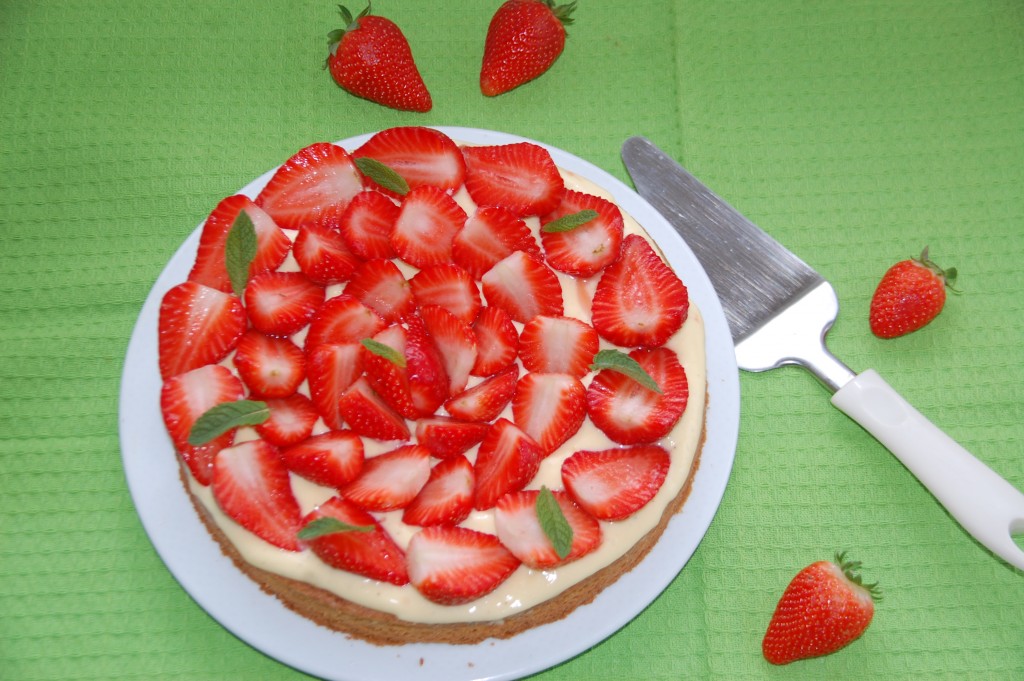 Tarte sablée aux fraises