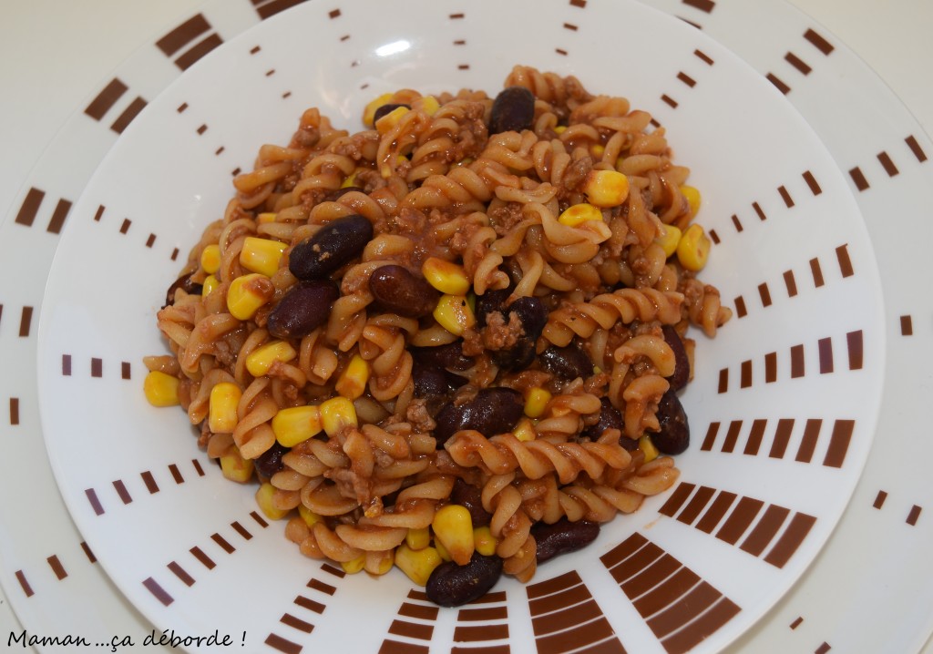 One pot pasta façon chili
