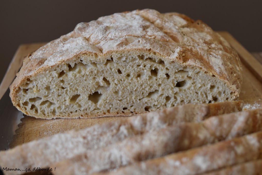 Pain de seigle sans pétrissage