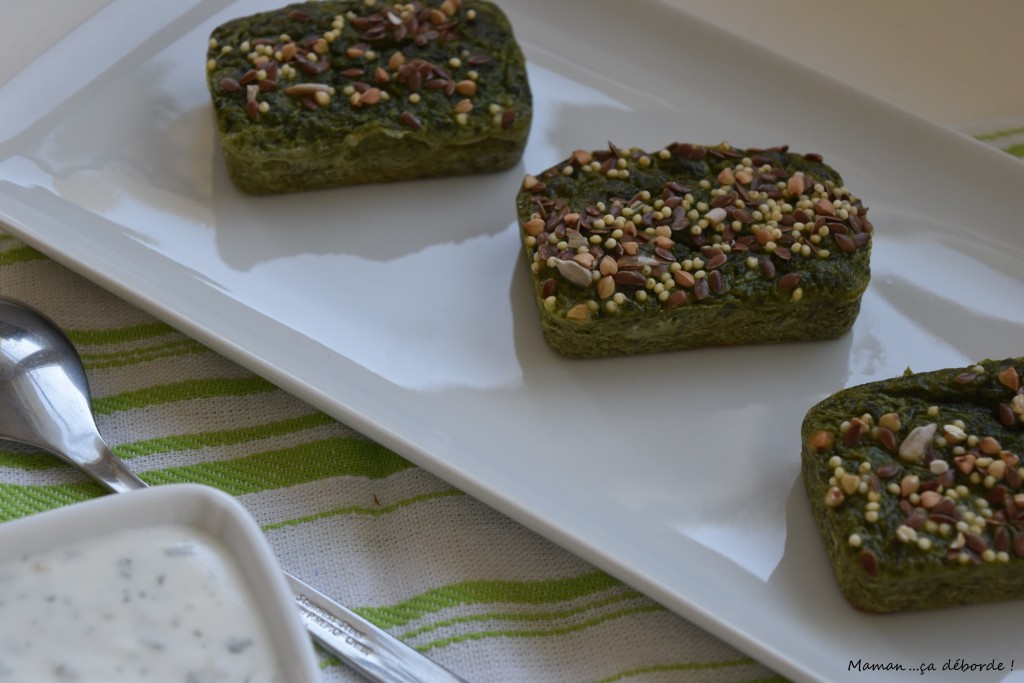 Petites terrines d'épinard