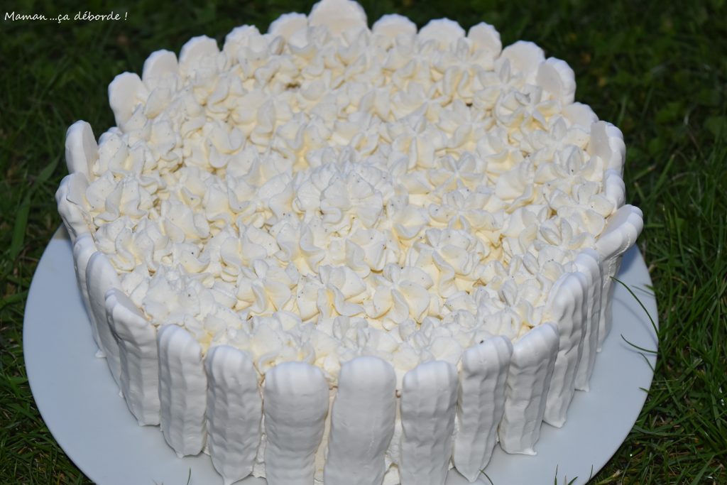 Vacherin glacé à la vanille