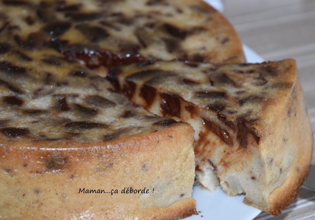 Gâteau de pain poire et chocolat