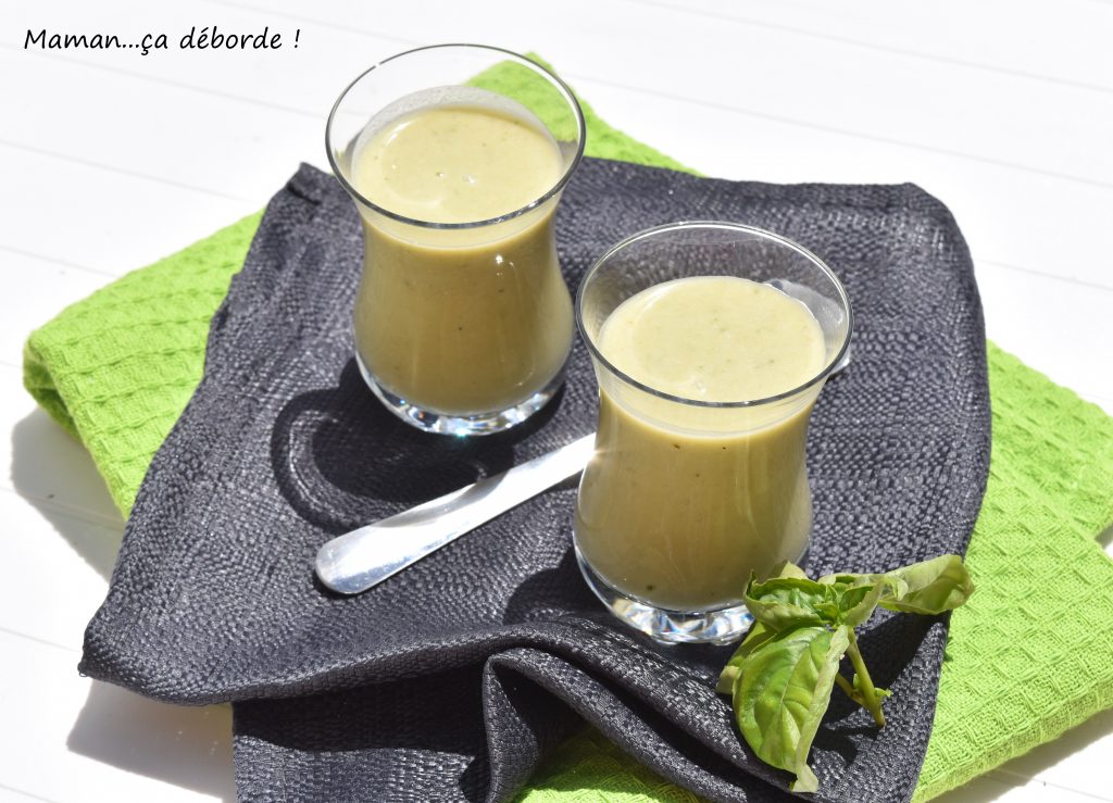 Gaspacho de cosses de petits pois