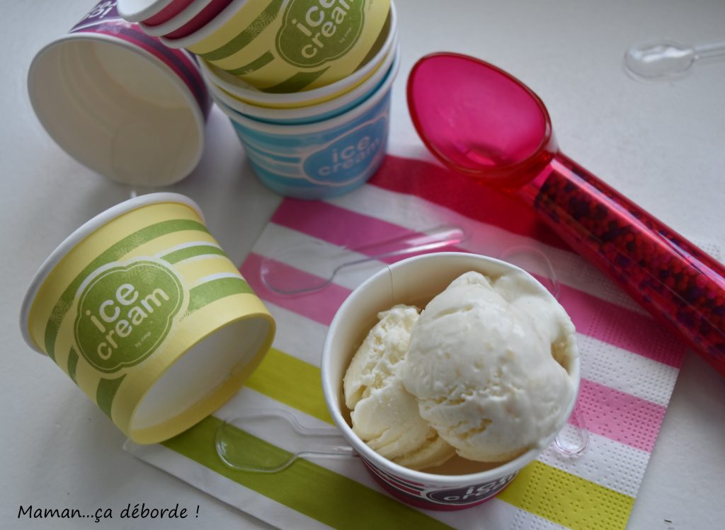 Glace à la noix de coco (sans sorbetière)