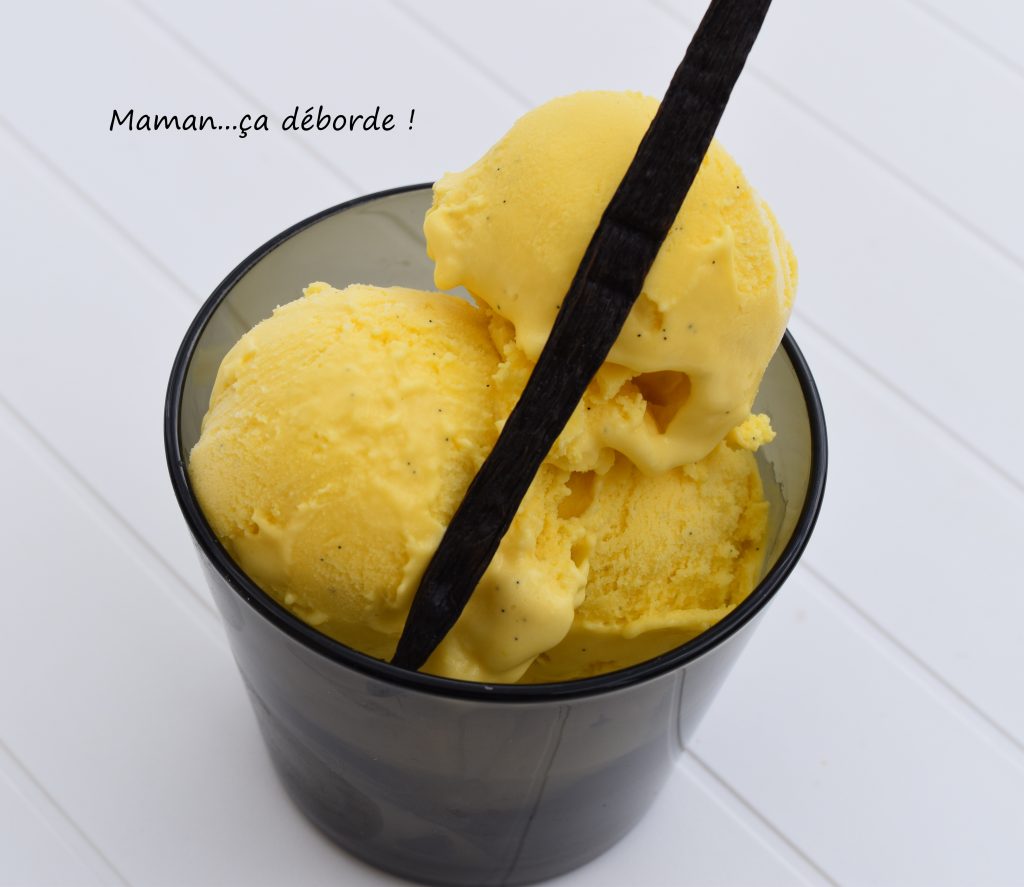 Glace à la vanille de Gaston Lenôtre Maman ça déborde