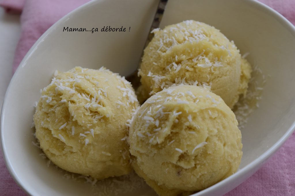 Sorbet ananas et coco