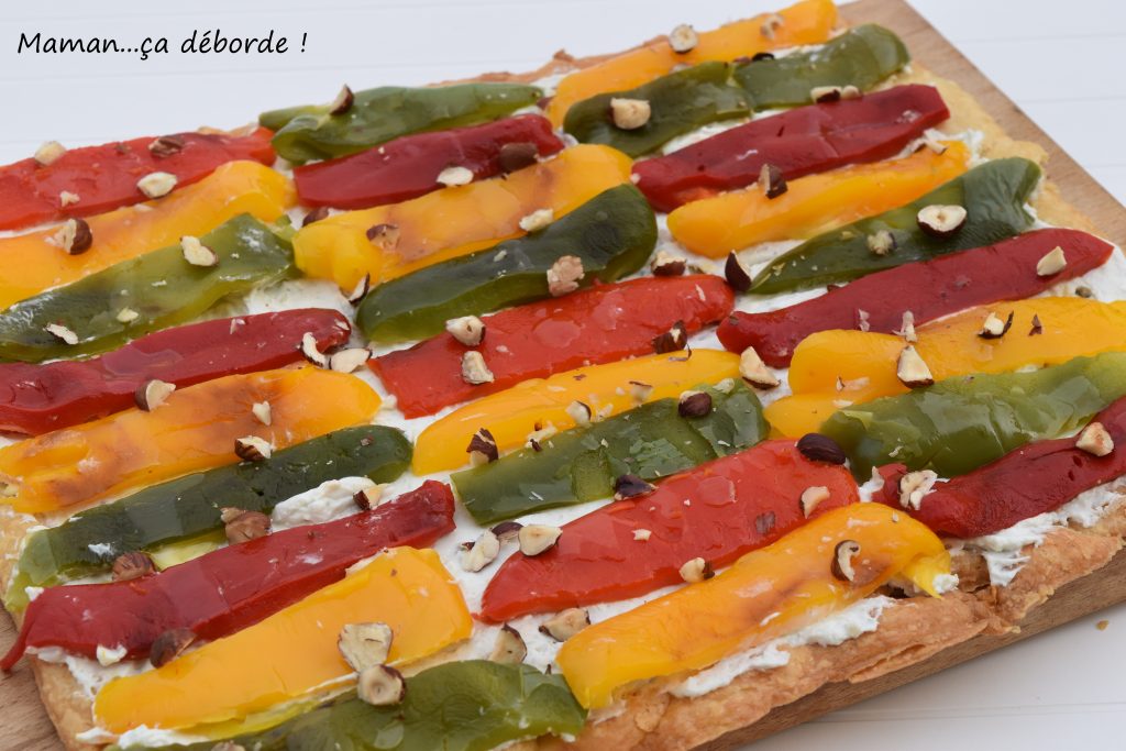 Tarte aux 3 poivrons