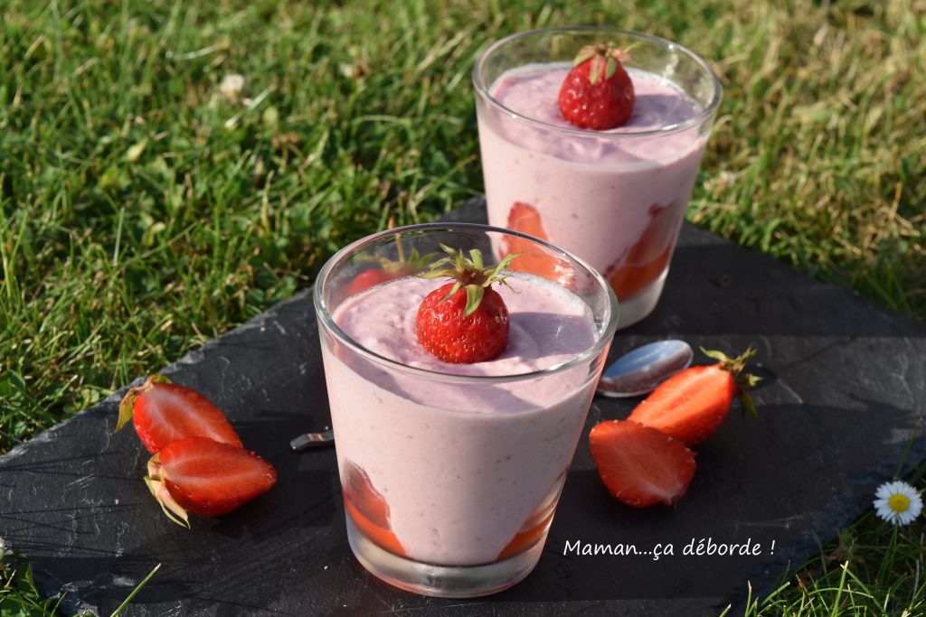 Mousse de fraise à la bricotta