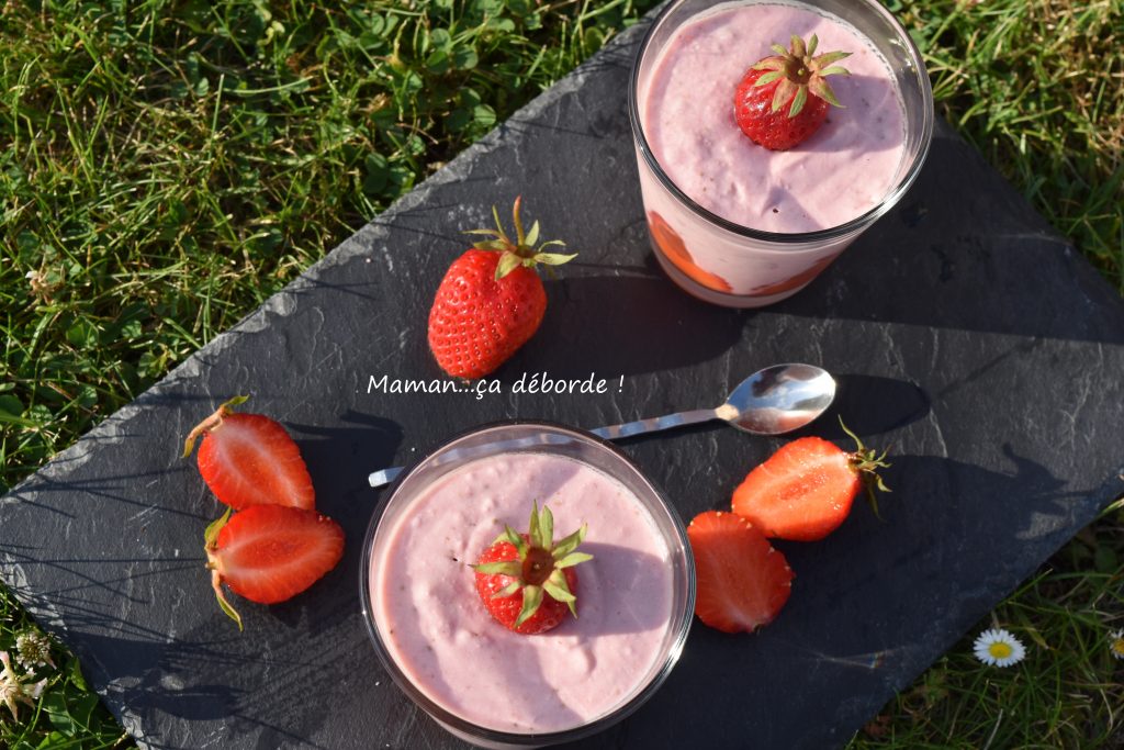 Mousse de fraise à la bricotta