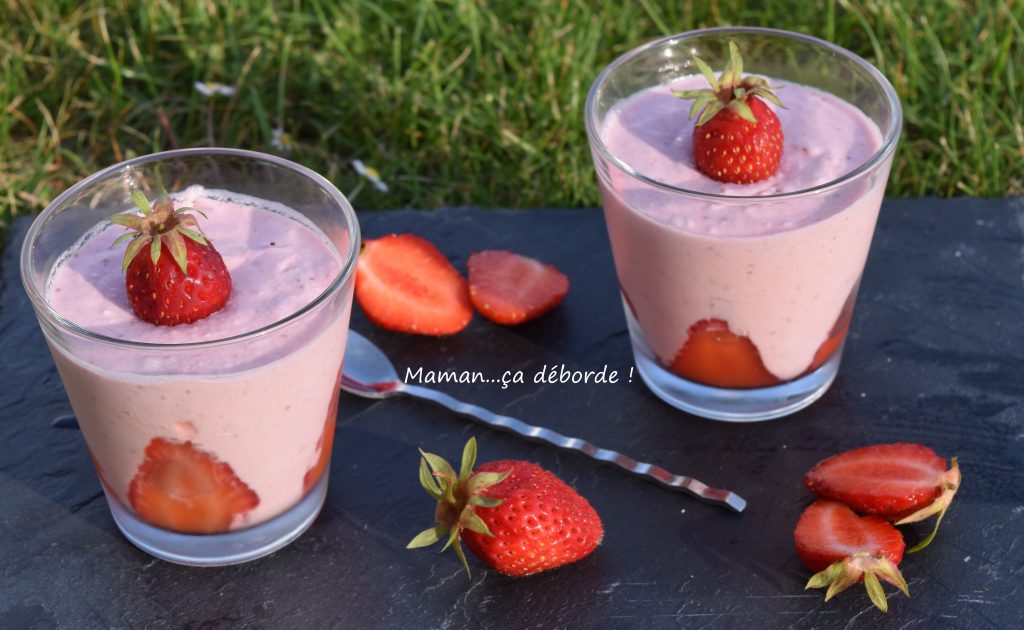 Mousse de fraise à la bricotta