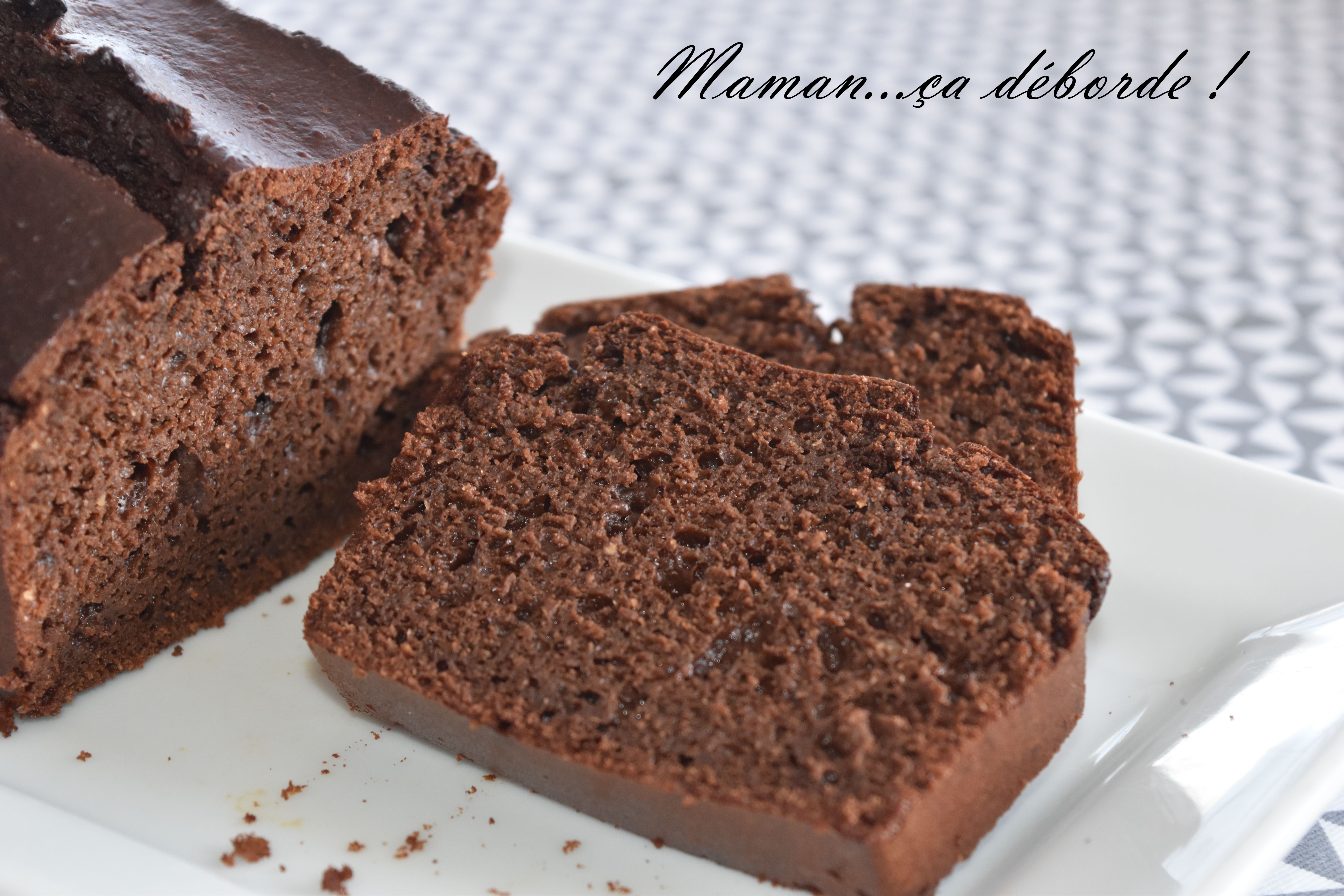 Cake Chocolat Et Beurre De Cacahuete Maman Ca Deborde