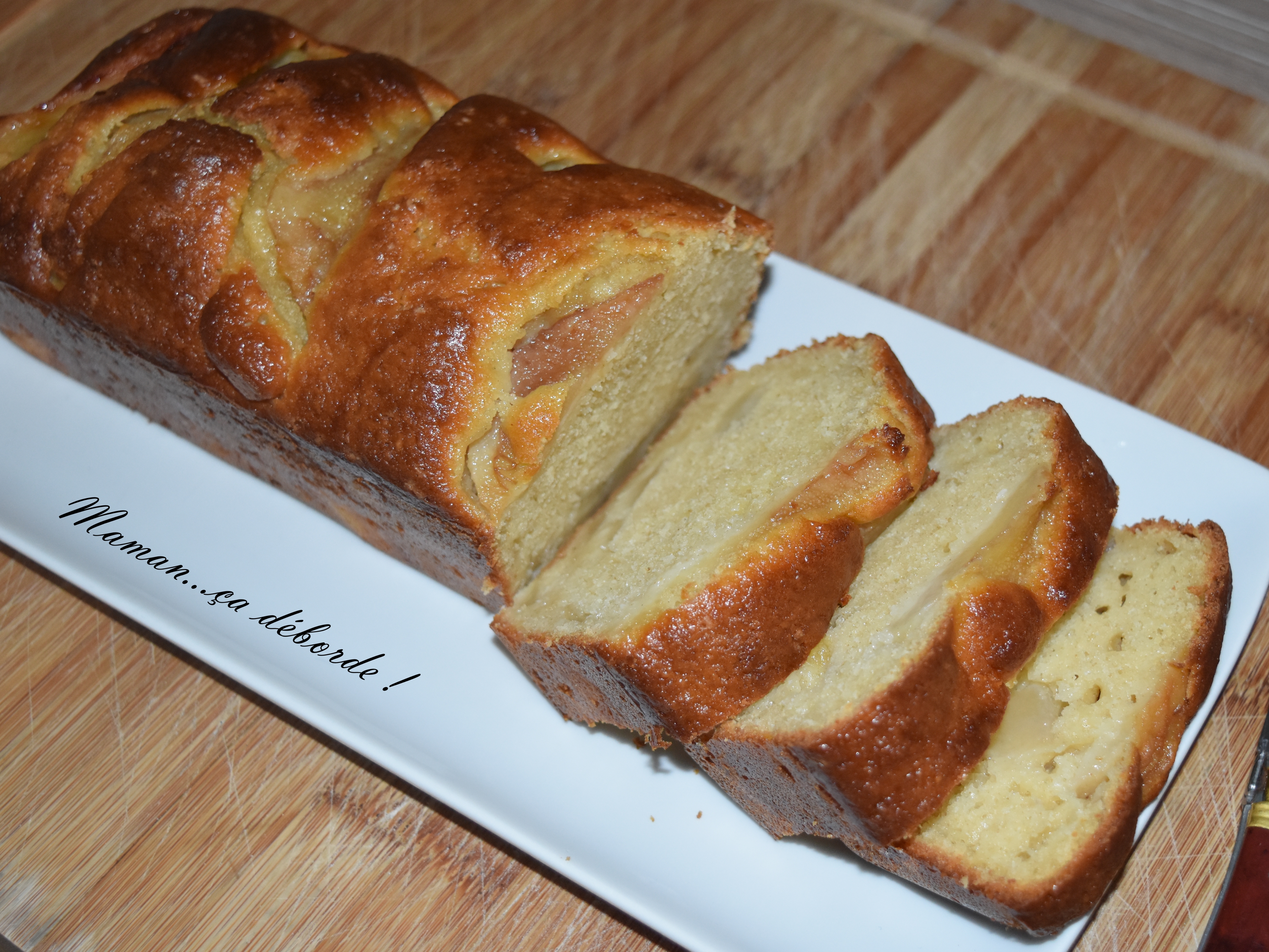 Cake Aux Poires Et A L Amande Maman Ca Deborde