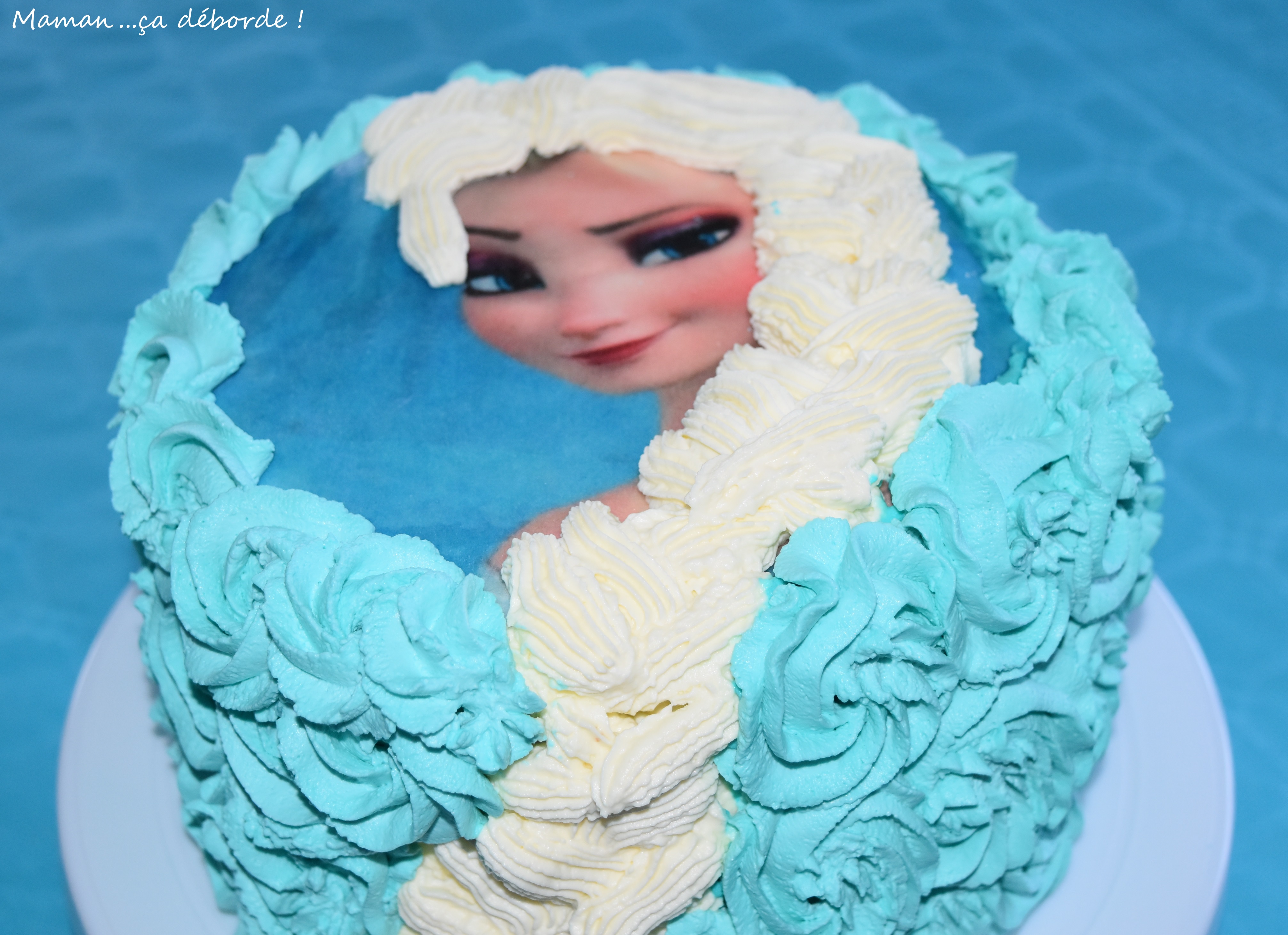Gâteau Reine des neiges : 4 ans Clara - Quand est-ce qu'on mange?