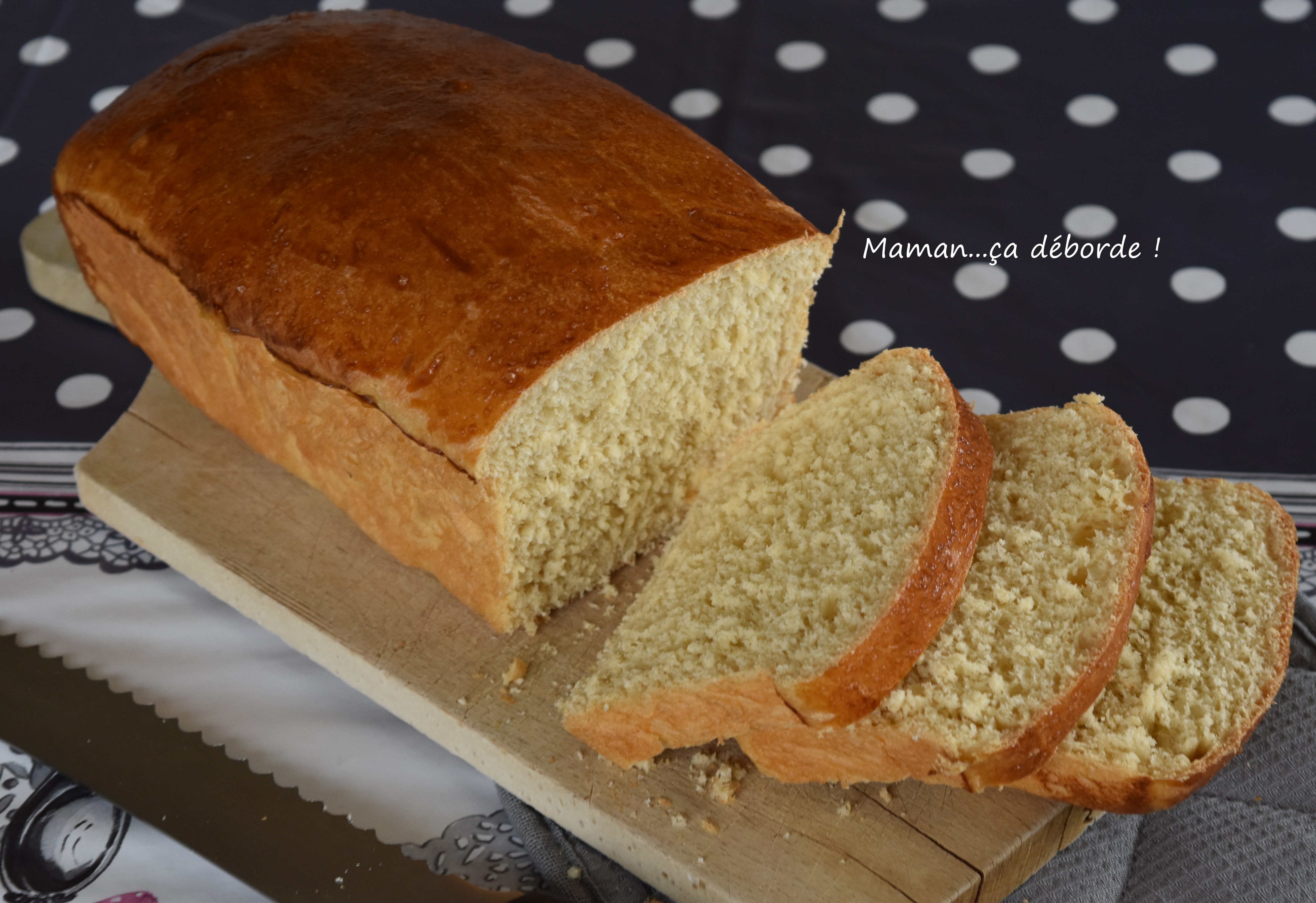 Pain de mie complet - Mamança déborde