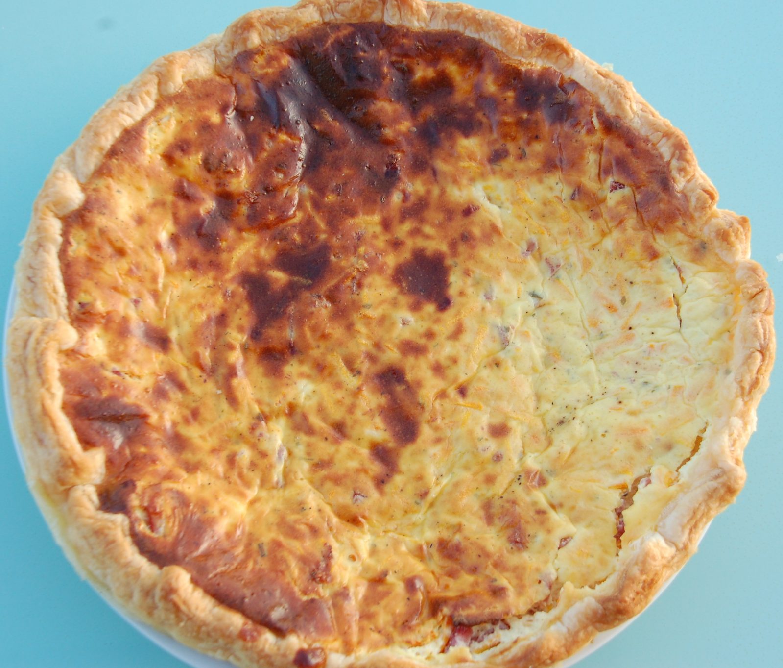 Quiche boursin, bacon,carottes