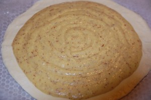 Mise en place de la frangipane