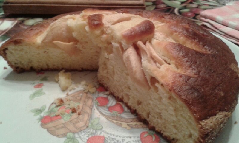 Gâteau mascarpone et pommes