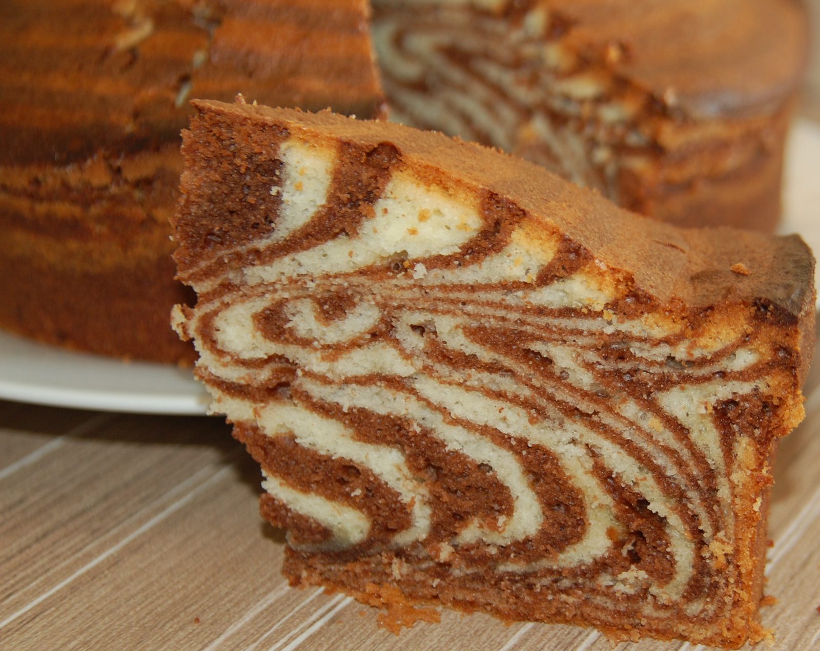 Gâteau zébré