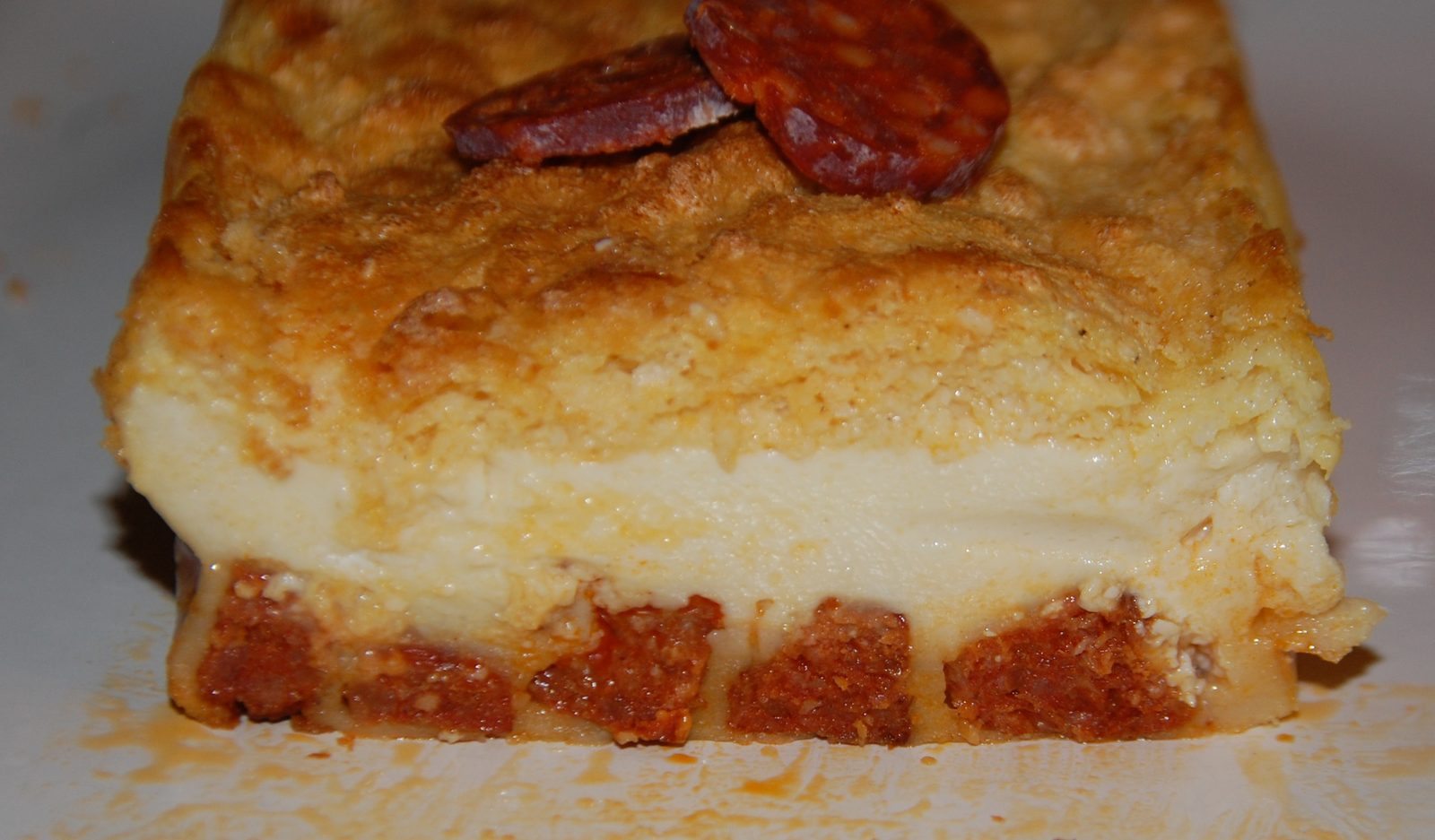 Gâteau magique chorizo vache qui rit
