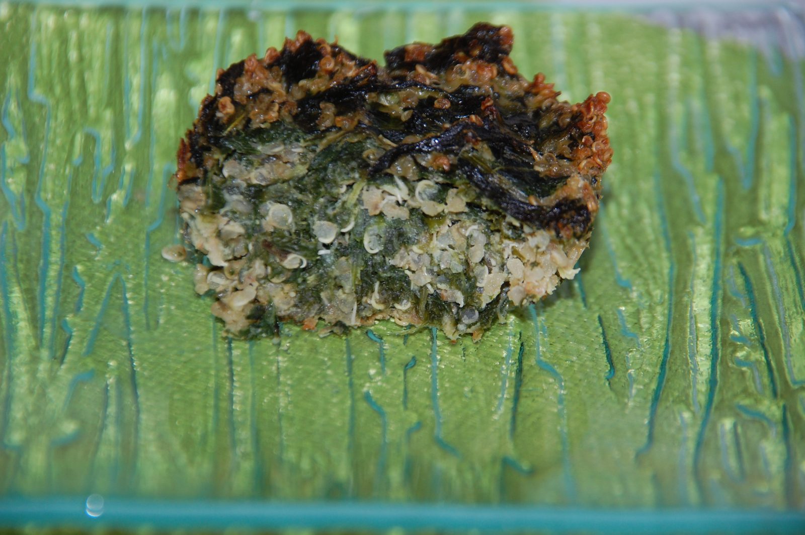 Flan quinoa et épinard