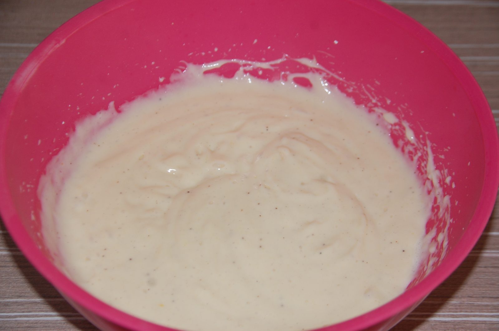 Crème pâtissière à la vanille