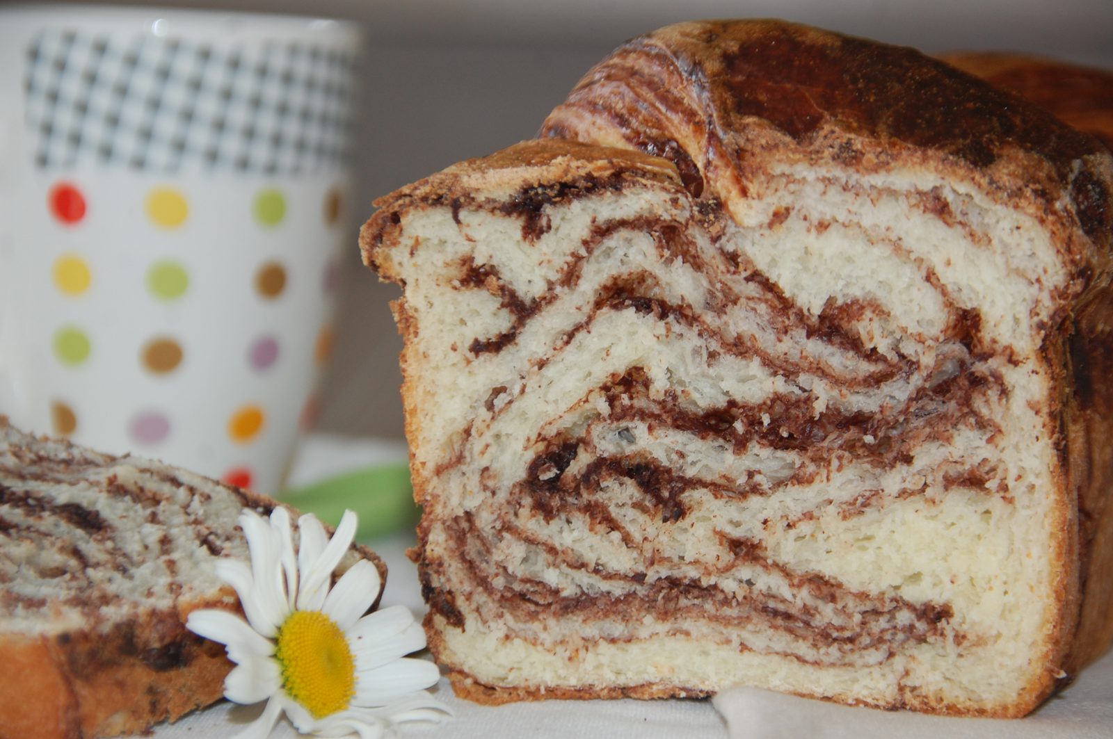 Brioche marbrée