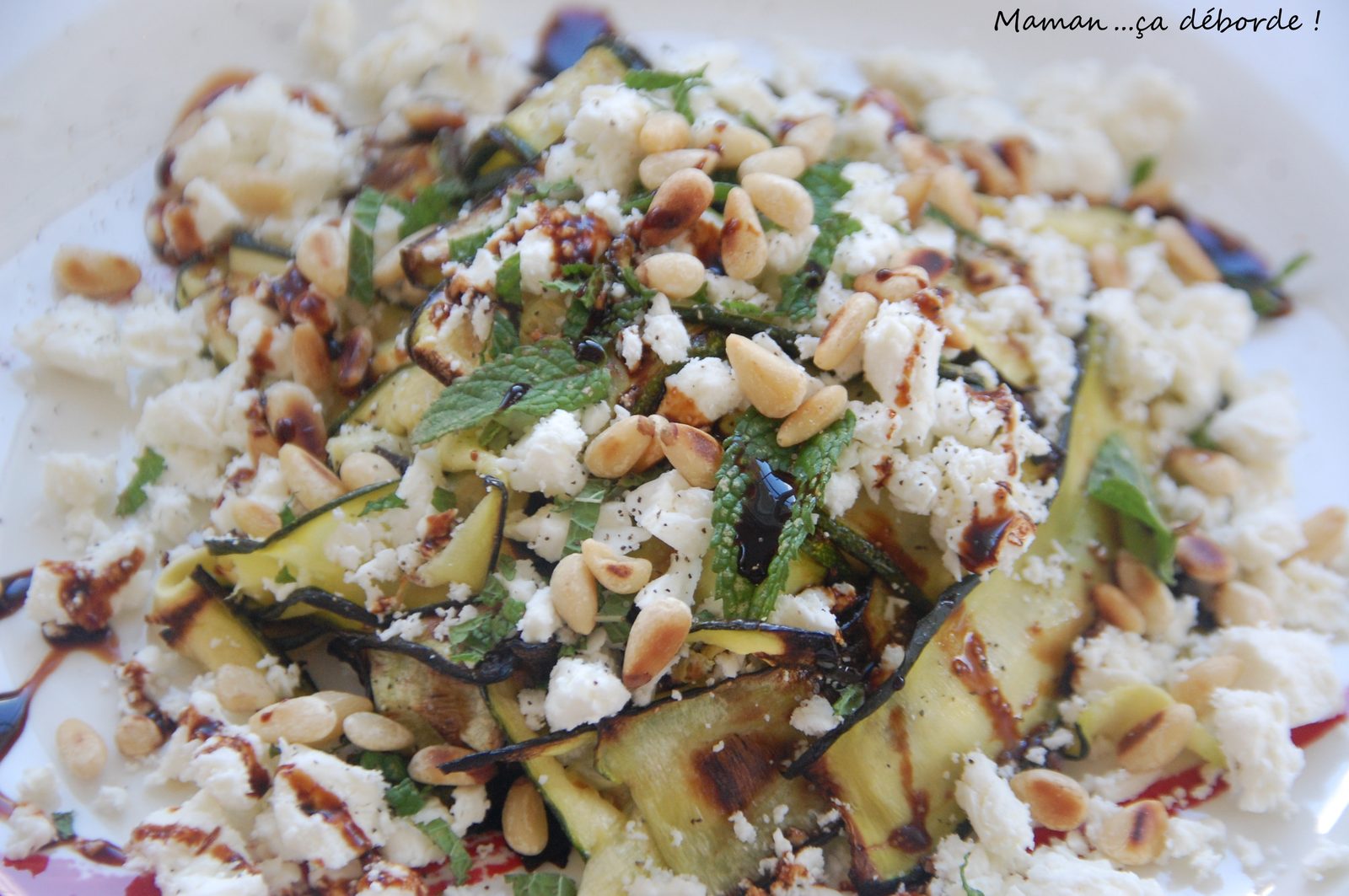 Salade de courgettes grillées