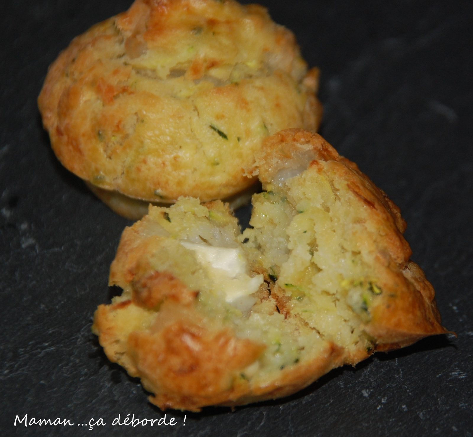 mini muffins courgette chevre