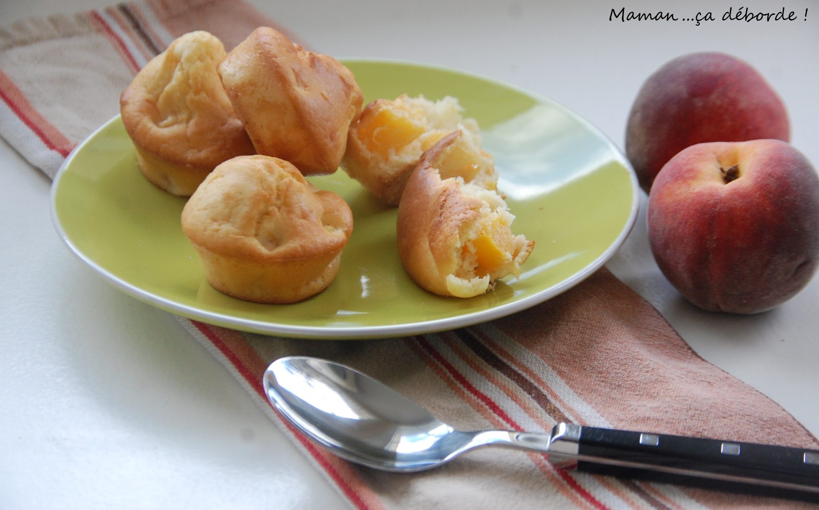 Muffins à la pêche