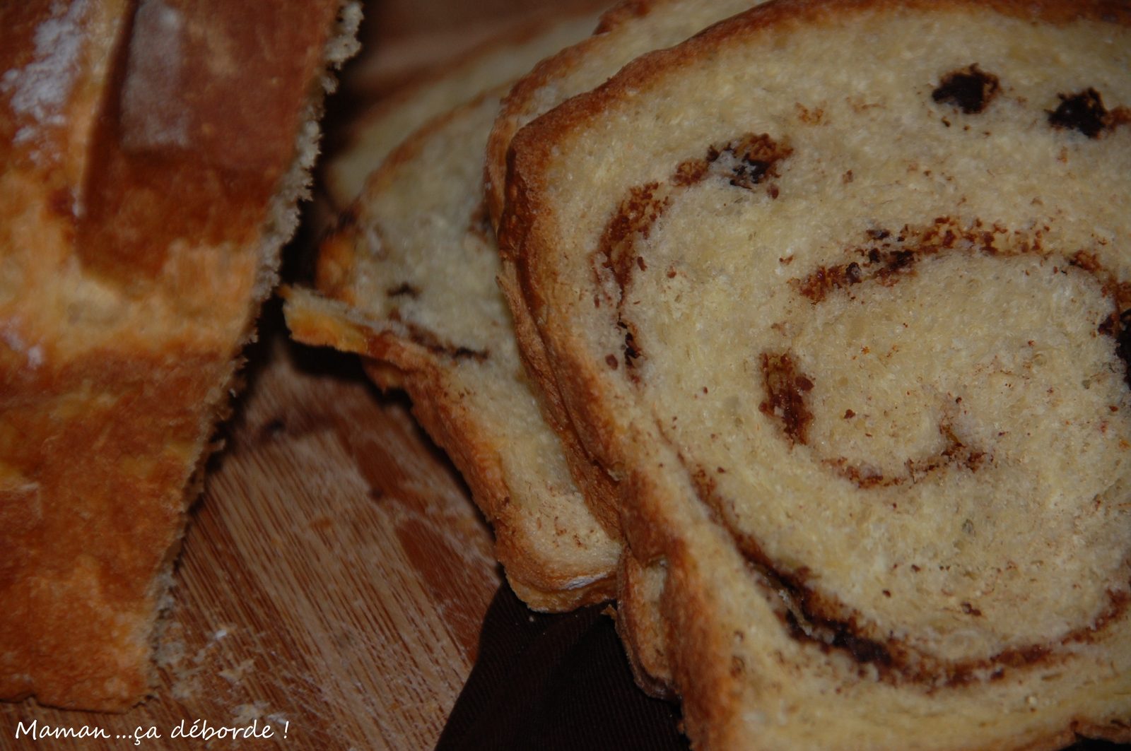 Brioche au jus d'orange et aux pépites de chocolat