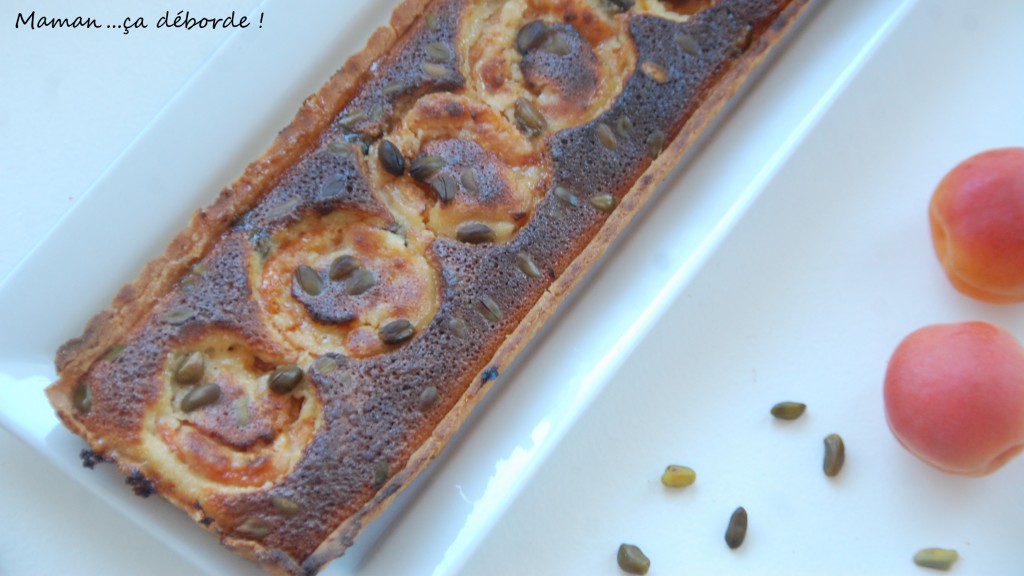 Tarte amandine abricot pistache