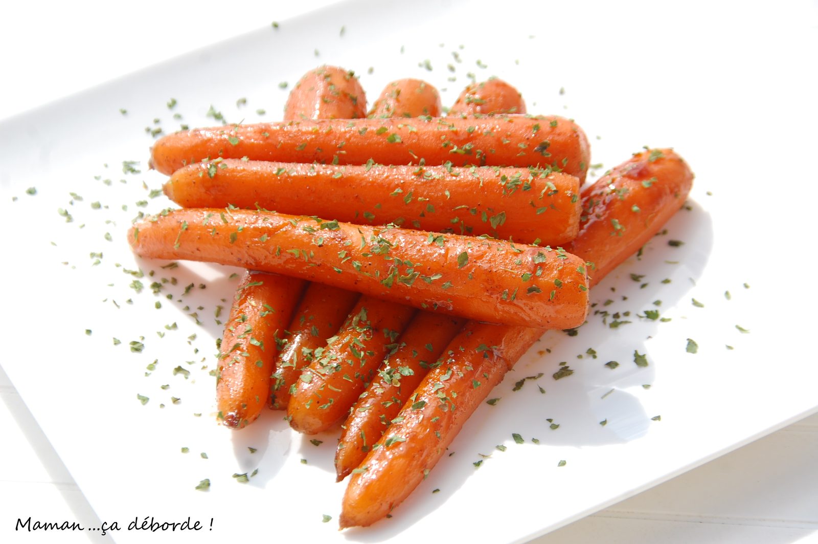 Carottes glacées aux épices