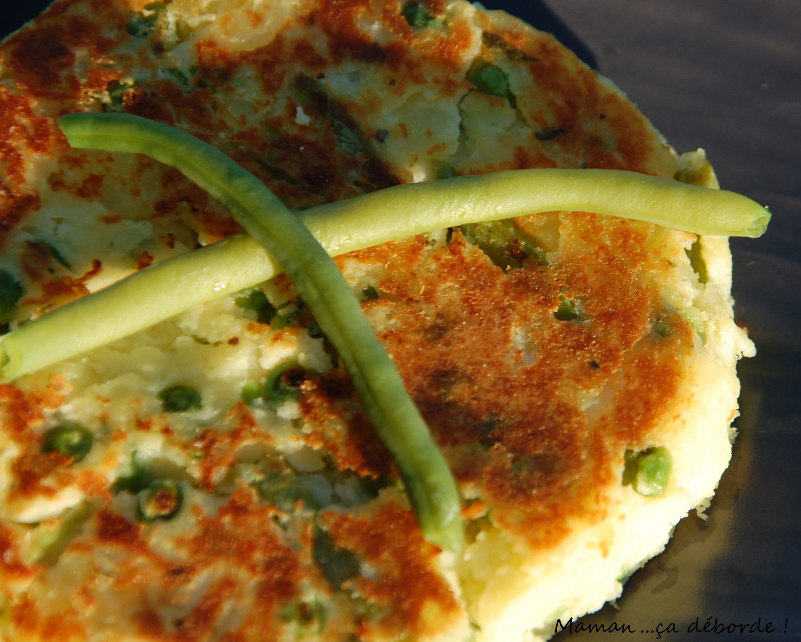 Galette de pomme de terre aux légumes