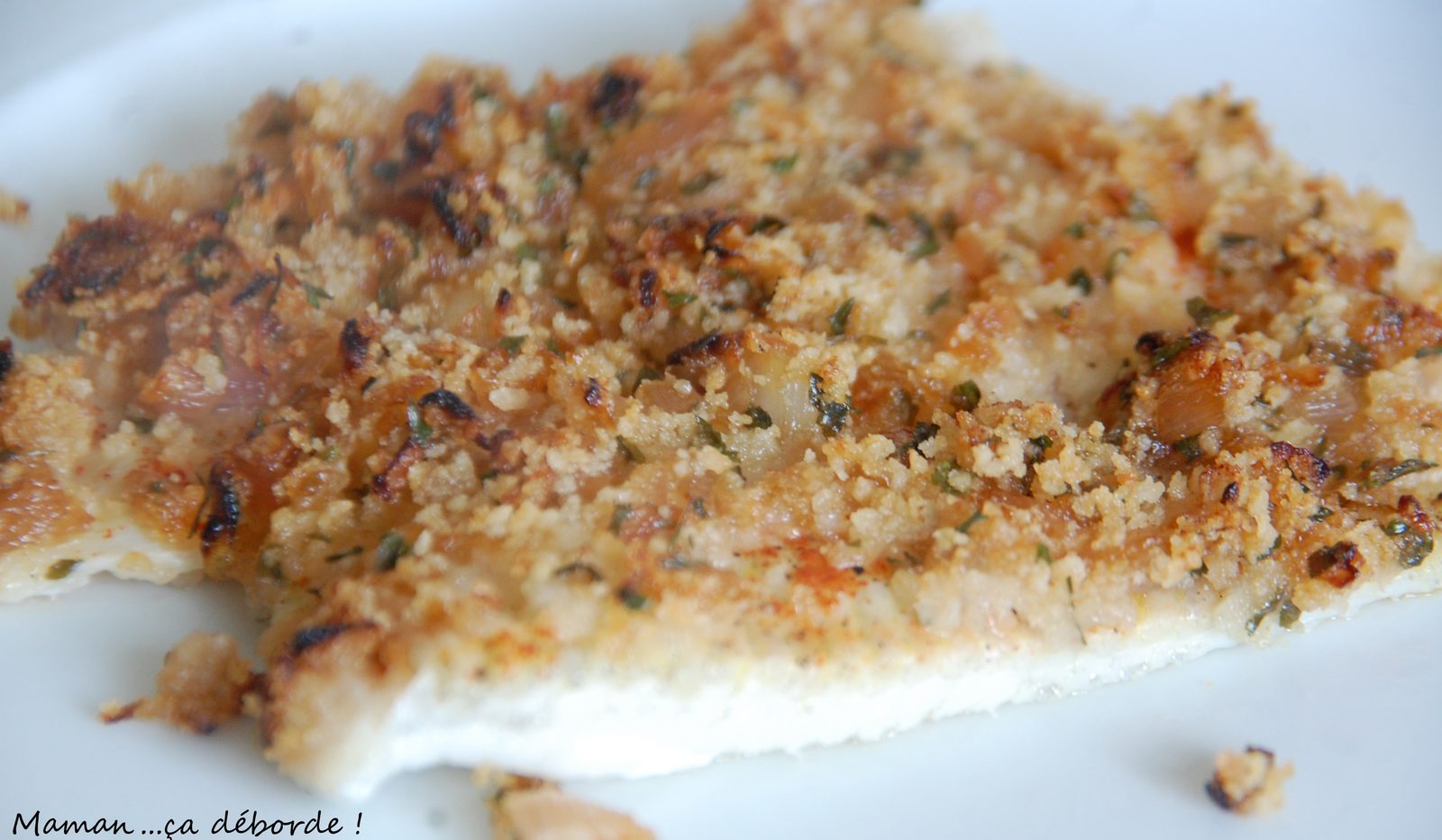 Filet de limande en croûte d'échalotes et citron