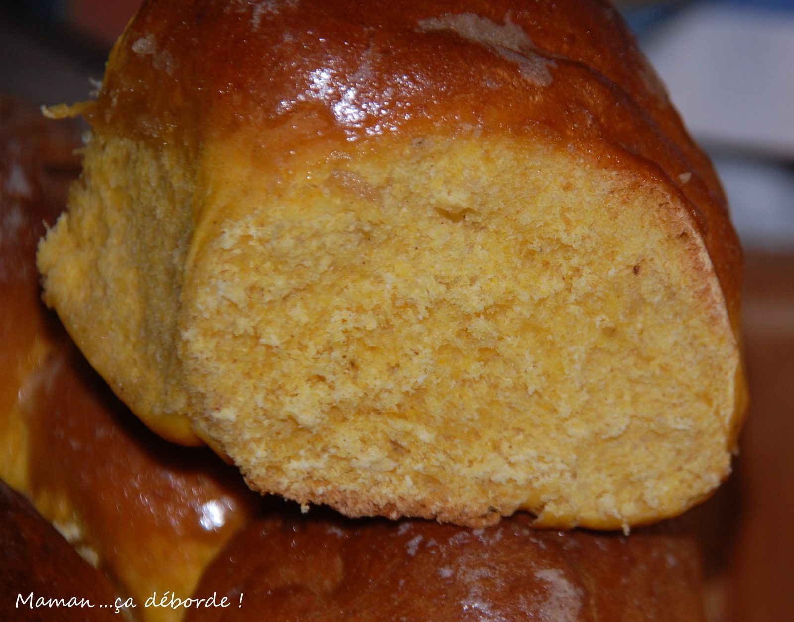 Pain brioché au potiron