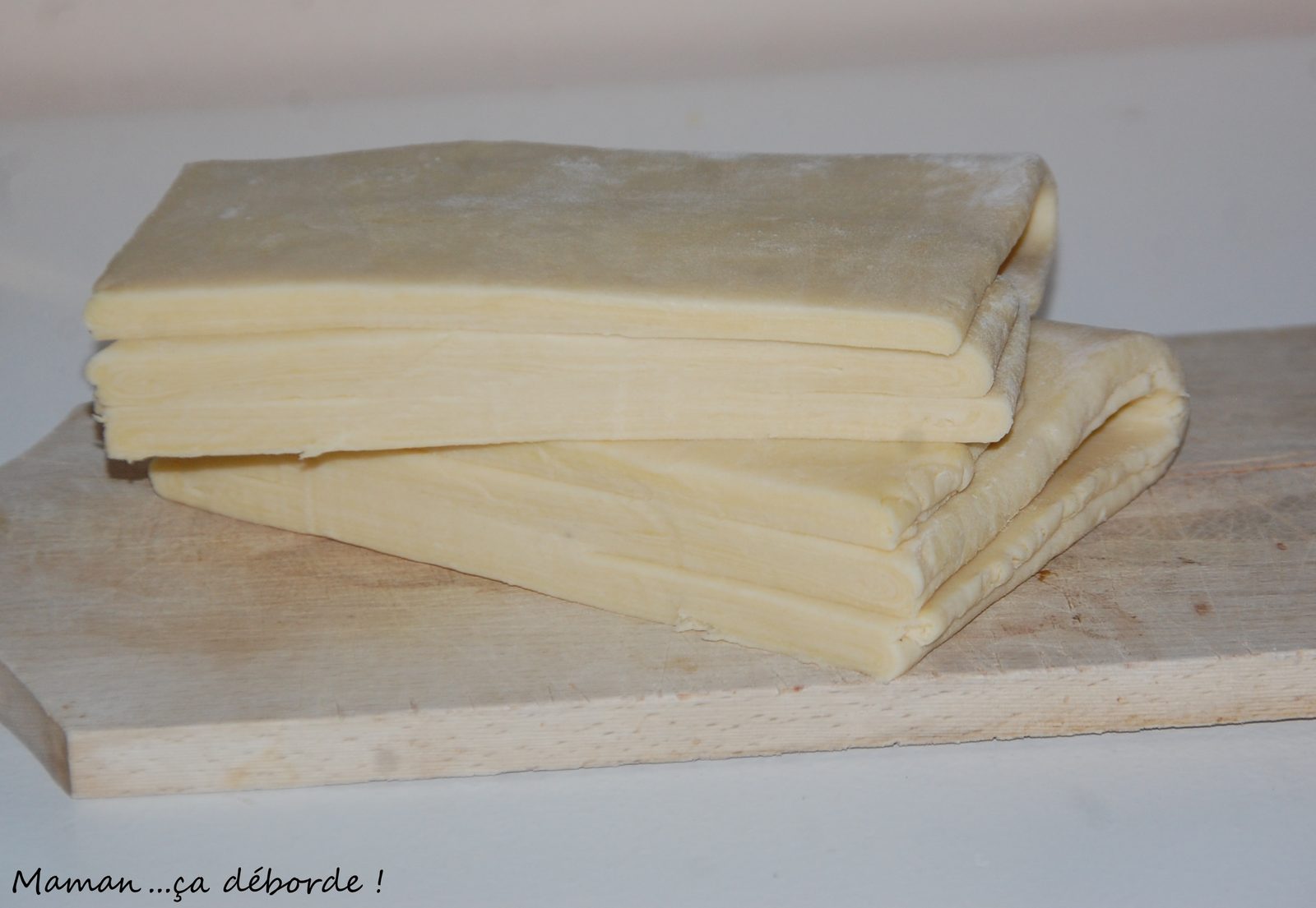 Pâte feuilletée inversée