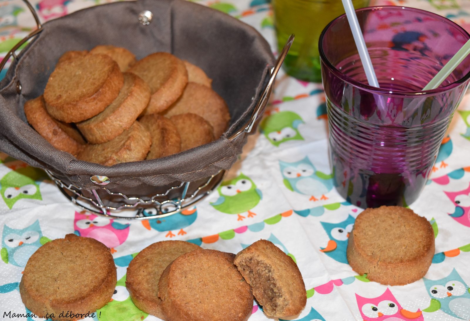 Sablés apéritifs à la farine de châtaigne et parmesan