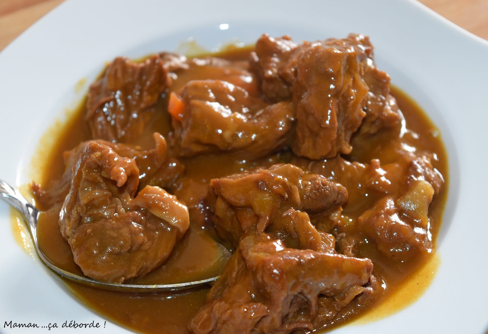 Mijoté de boeuf au sirop d'érable