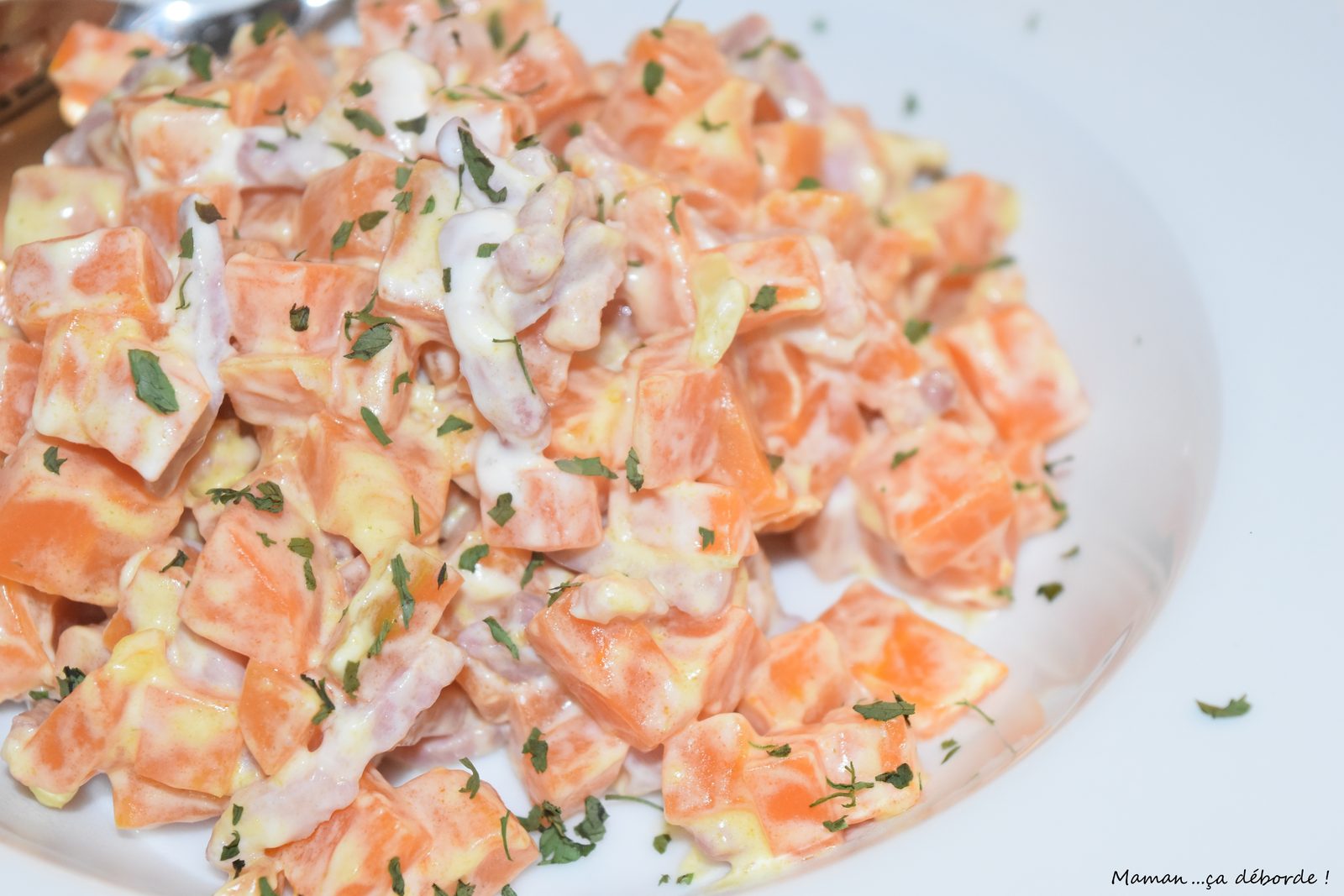 Carottes façon carbonara