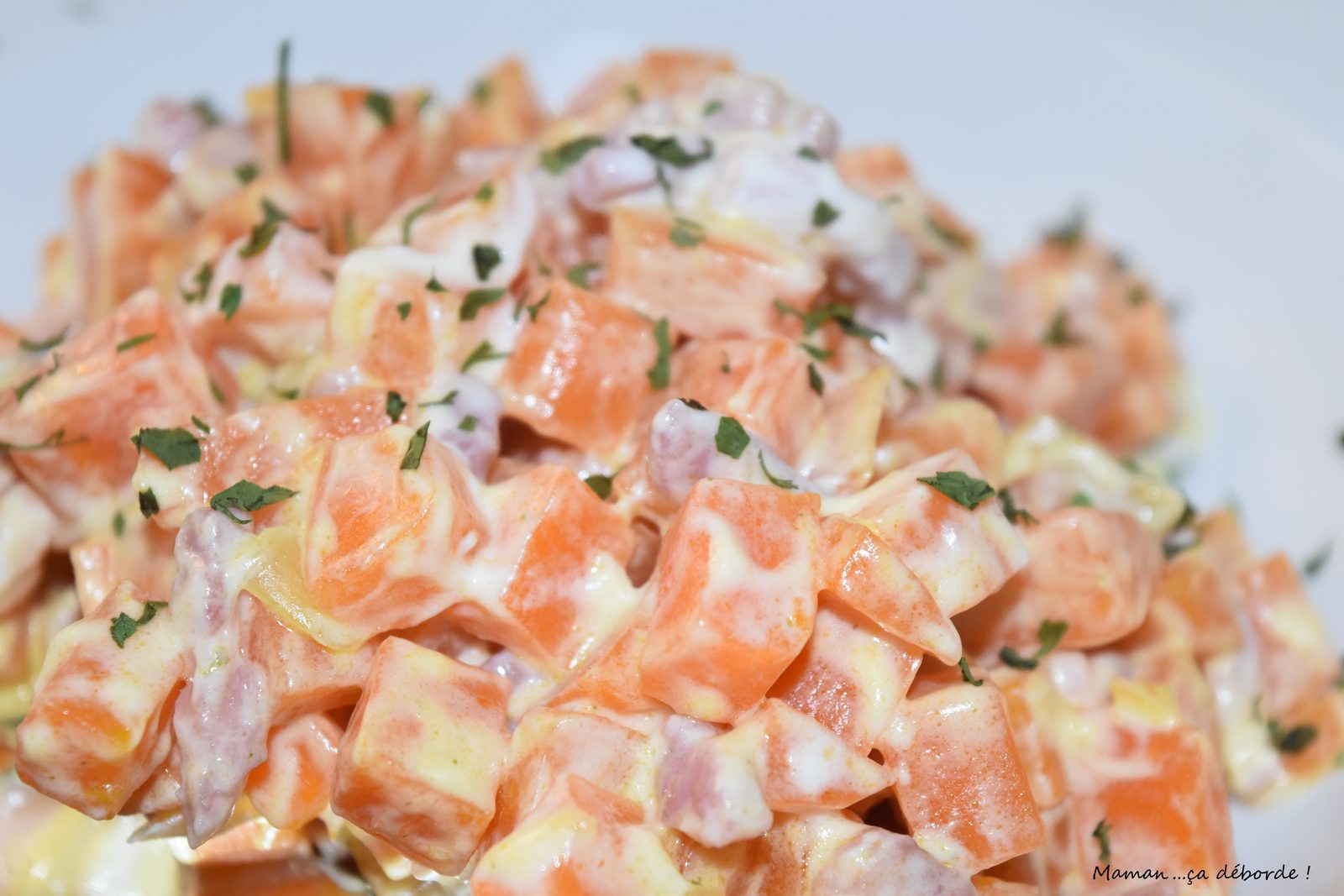 Carottes façon carbonara