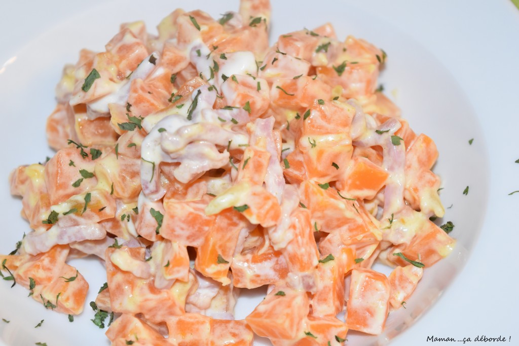 Carotte façon carbonara