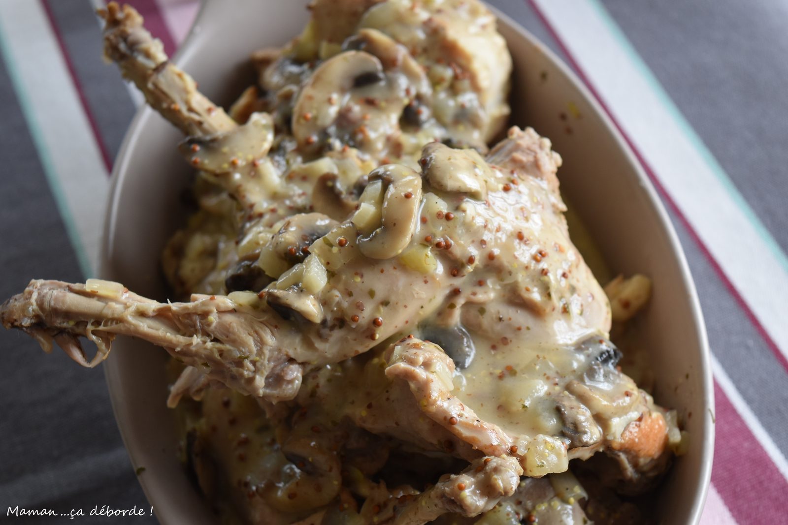 Lapin à la moutarde