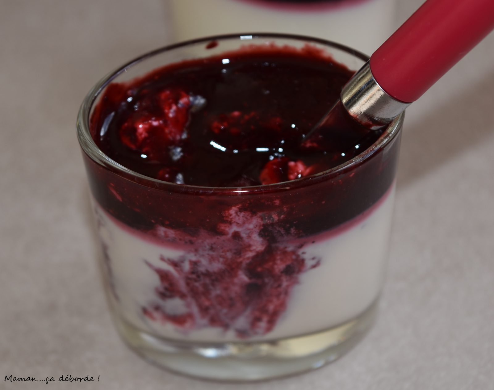 Panna cotta à l'infusion de peaux de banane